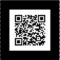 QR Code Roll Ticket Black