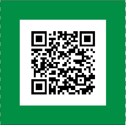 QR Code Roll Ticket Green