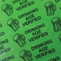 Drinking Age Verified Tyvek Wristband