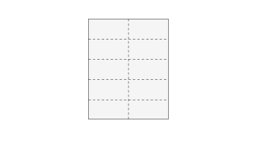 10 tickets on a sheet perforated both directions